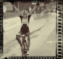 crossing the finish line