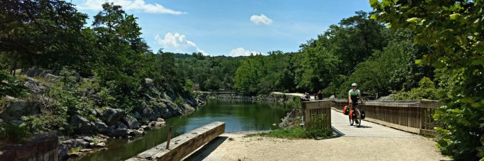cycling near big pool