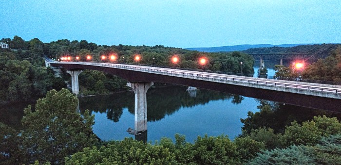 night over Sheperdstown